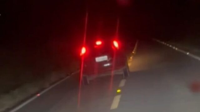 VIDÉO: Motorista é flagrado dirigindo em zigue-zague pela GO-330 entre Catalão e Ouvidor