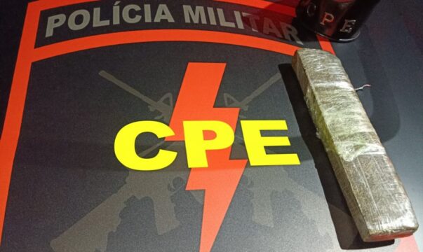 Polícia Militar, através da CPE, prende homem de 26 anos pelo crime de tráfico interestadual de drogas, em Pires do Rio