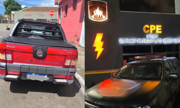 Em Catalão, Polícia Militar, através da CPE recupera veículo envolvido em crime de esteltionato em Araxá/MG