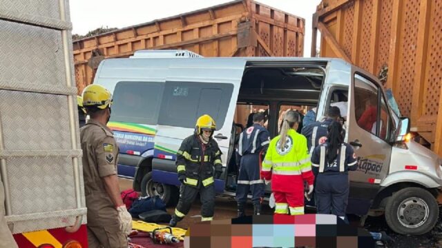 Tragédia na GO-336: Acidente fatal entre van e carreta deixa quatro mortos em Itapaci