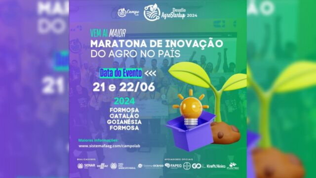 Desafio AgroStartup 2024: maior maratona de inovação no agro do país acontece em Catalão