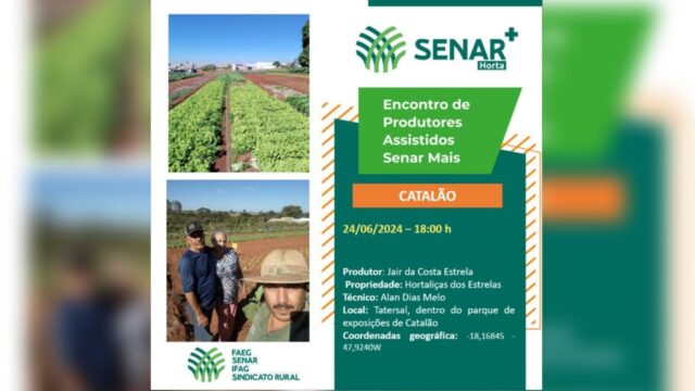 Sindicato Rural de Catalão realiza evento comemorativo para horticultores da região
