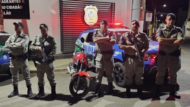 Moto envolvida em roubo a posto de combustível é apreendida pela Polícia Militar em Catalão
