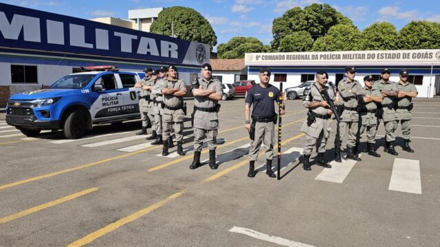 Equipes da Força Tática do 18º BPM passam por instrução intensiva de técnicas de abordagem policial