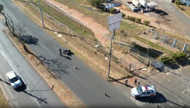 Motociclista morre em acidente com caminhão no Distrito Industrial, em Uberlândia