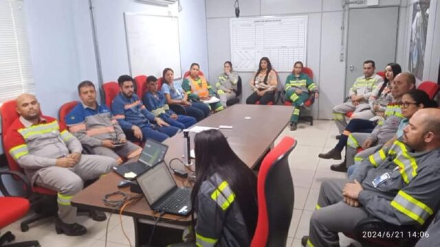 Dirigente do Sindicato Metabase participa de reunião da Cipamin na empresa Cmoc