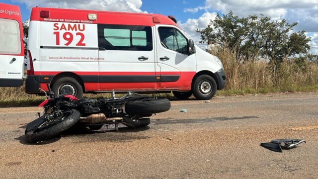Motociclista morre em grave acidente na GO-210 após colidir na traseira de um veículo de passeio em Goiandira