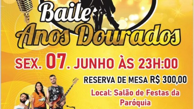 Festa de São Francisco de Assis apresenta Baile Anos Dourados nesta sexta-feira, 7 de junho