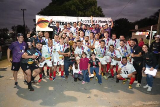 Real Catalão vence Olaria por 1 a 0 na final e é campeão do Campeonato Catalano de Futebol Amador da 1ª Divisão