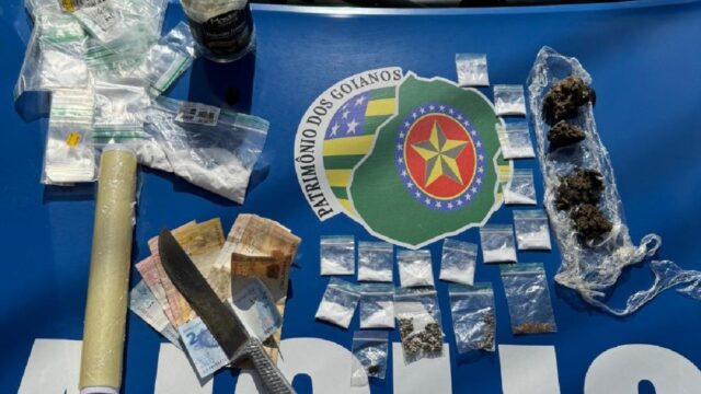 Jovem é preso por tráfico de drogas em Catalão, Goiás