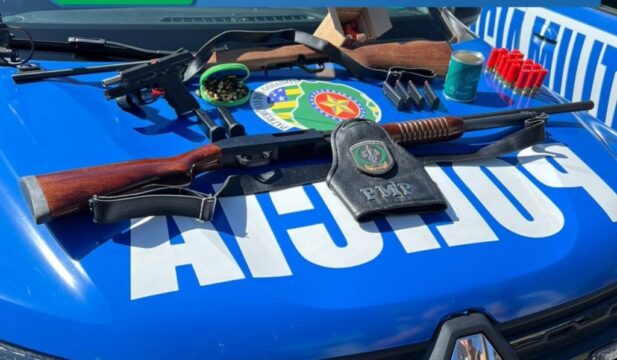 Patrulha Maria da Penha apreende armas e munições em Catalão
