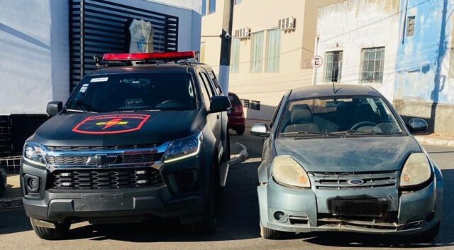 Polícia Militar, através da CPE apreende veículo proveniente de estelionato em Catalão