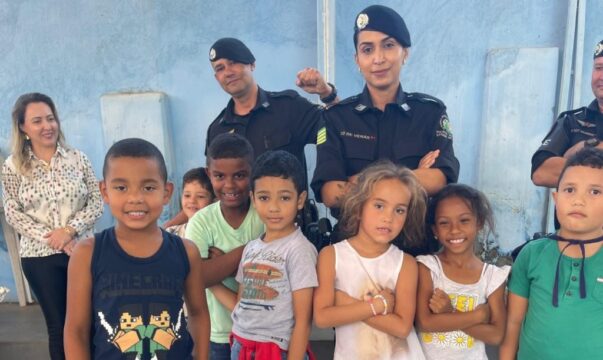 8ª Companhia Independente da Polícia Militar (CPE) entrega premiação "Raiadinho do Futuro" em Palmelo; FOTOS