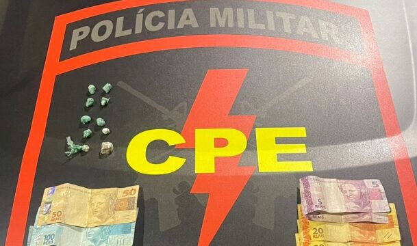 Cumari: Jovem de 21 anos é preso pelo crime de tráfico de drogas durante operação da Polícia Militar