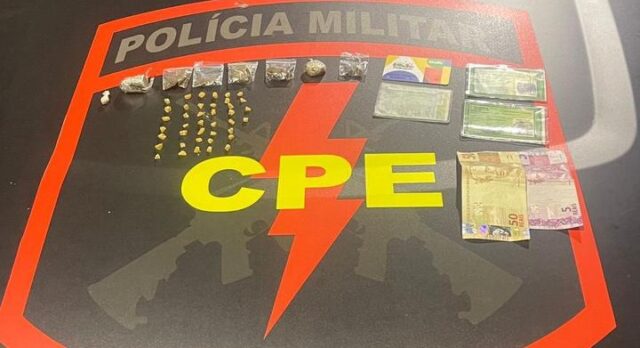 Polícia Militar prende jovem de 21 anos pelo crime de tráfico em Goiandira