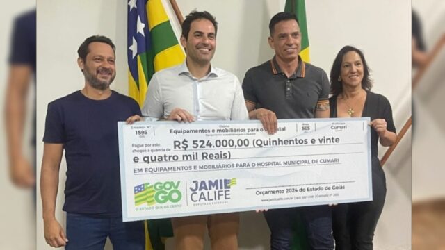 Em Cumari: Prefeito João Rios recebe deputado Jamil Calife para entrega de emenda no valor de R$ 524 mil para a saúde do município