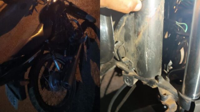 Motocicleta com chassi adulterado é apreendida em Vianópolis