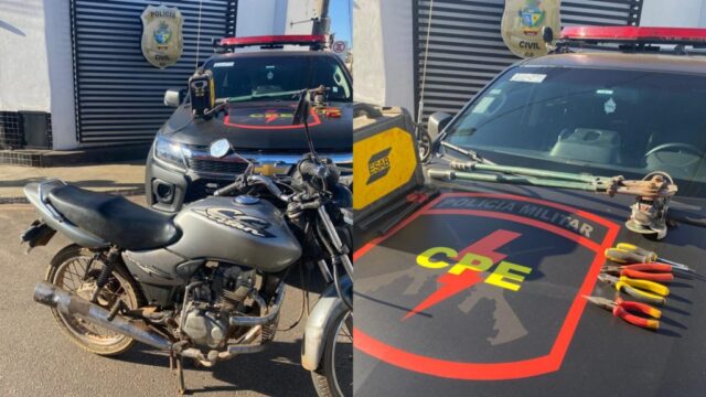 CPE combate furto e receptação em Catalão: veículo e objetos furtados são recuperados