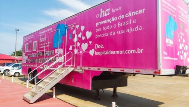Carreta do Hospital de Amor oferecerá exames gratuitos em Catalão e Davinópolis