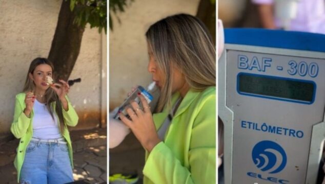 Vídeo: Detran-GO comprova que teste do bafômetro pode dar positivo após comer pão de forma