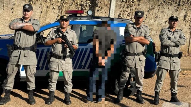 Polícia Militar recaptura foragido da Justiça em Vianópolis durante patrulhamento
