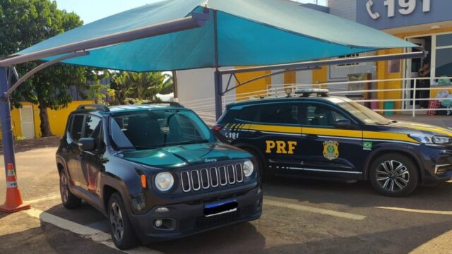 Carro com mandado de busca e apreensão é recuperado na BR-050 em Catalão; condutor é levado à delegacia