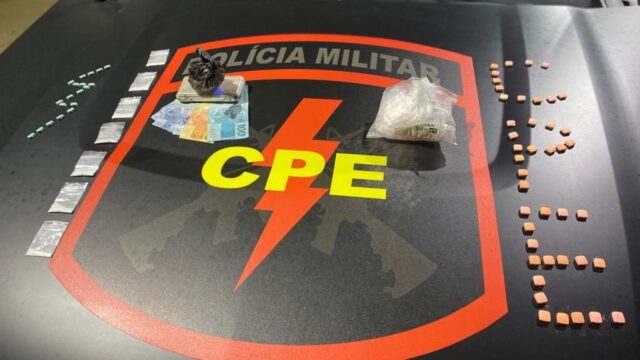 CPE apreende ecstasy e cocaína em operação contra o tráfico em Catalão