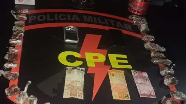 CPE prende casal suspeito por tráfico de drogas em Ipameri