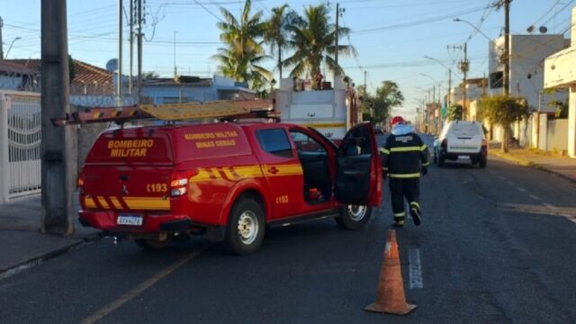 Incêndio em residência mobiliza Corpo de Bombeiros em Araguari