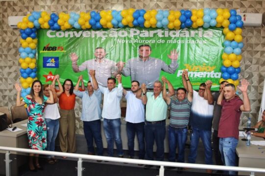 Convenção Partidária em Nova Aurora consolida candidatura única para as eleições 2024