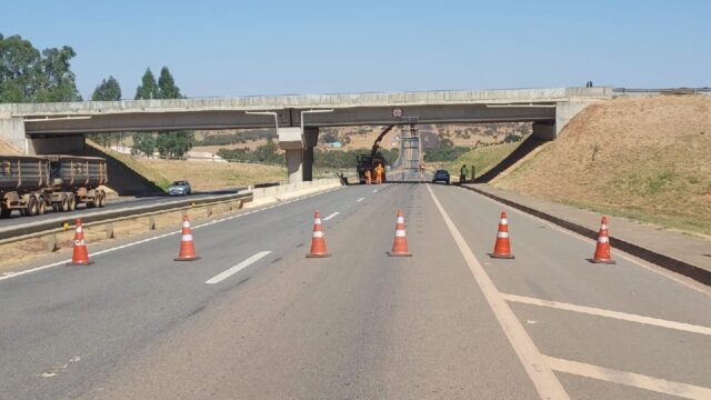 Eco050 antecipa obras de reparos em viaduto do km 270 da BR-050, em Catalão, GOiás