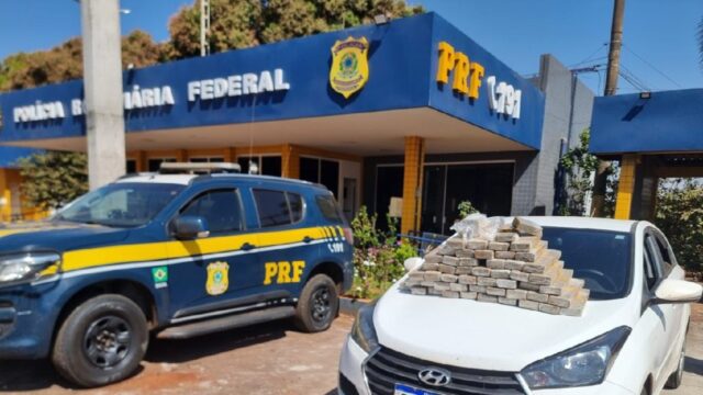 Ação integrada resulta na apreensão de 50 Kg de maconha, em Jataí