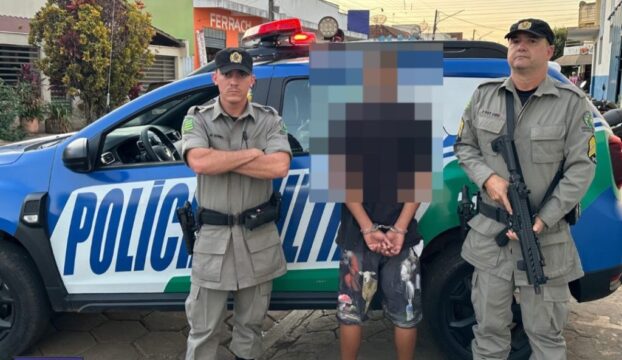 Foragido da Justiça é recapturado pelo 11° BPM em Pires do Rio