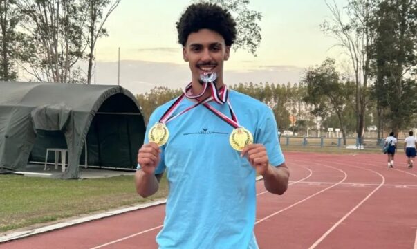 Atleta de Catalão se destaca em Competição Paulista, conquistando duas medalhas de ouro e batendo o recorde dos 100m