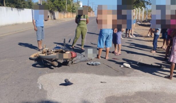 Acidente de trânsito deixa motociclista ferido em Davinópolis