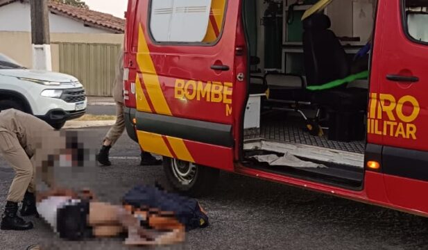 Idoso de 67 anos é atropelado por motociclista em Catalão
