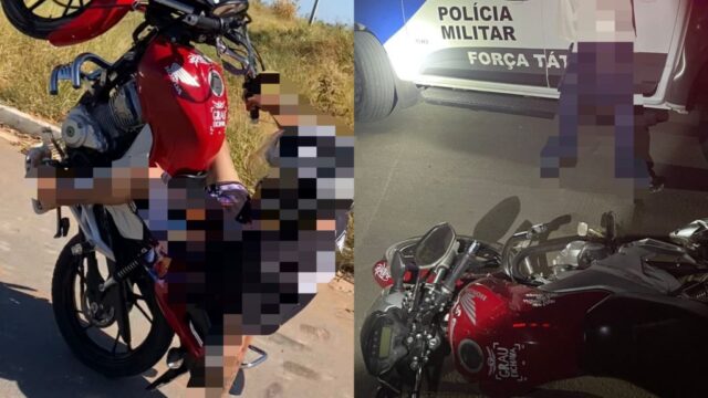 Jovem inabilitado que divulgava vídeos fazendo manobras perigosas em via pública tem moto apreendida em Catalão