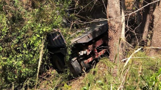 Saída de pista deixa uma vítima fatal entre Caldas Novas e Marzagão