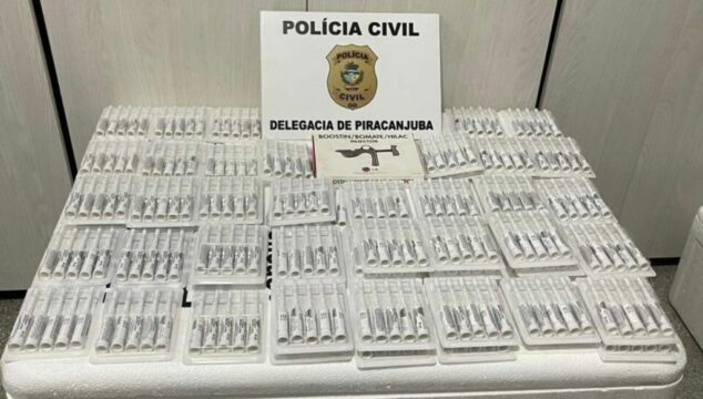 Operação em Piracanjuba prende dupla por subtrair e revender clandestinamente medicamentos veterinários