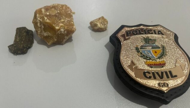 Polícia Civil de Pires do Rio realiza operação, prende suposto faccionado suspeito de tentativa de homicídio e aprende drogas com adolescente