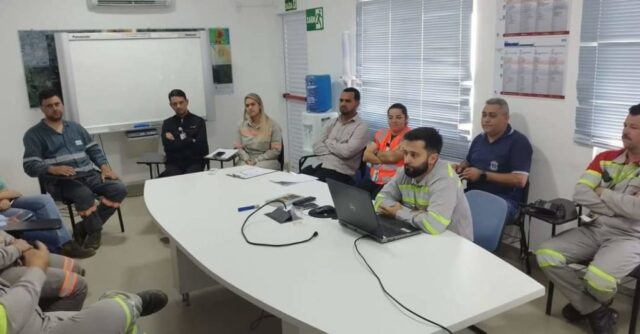 Dirigente do Sindicato Metabase participa de reunião da CIPAMIM, onde foram apresentados as ocorrências entre 2022 e 2024