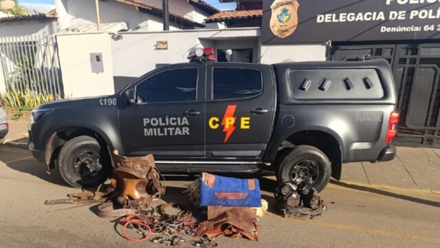 CPE recupera objetos furtados avaliados em mais de 10 mil reais em Pires do Rio