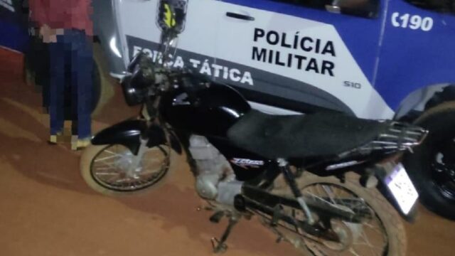 Motociclista é preso em Pires do Rio por suspeita de adulteração de veículo automotor