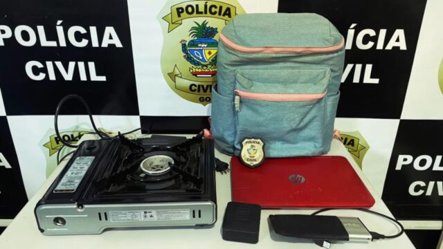 Polícia Civil prende homem em flagrante por furto de eletrônicos em Ipameri