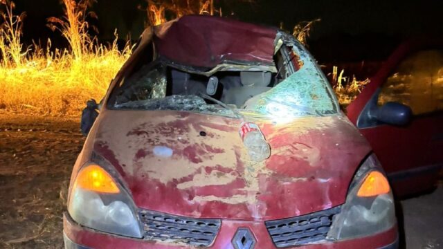 Grave acidente na GO-210 entre Goiandira e Catalão deixa duas pessoas feridas após colisão com cavalo