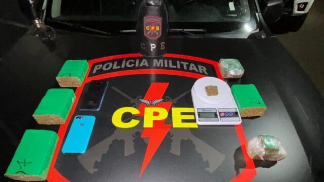 CPE apreende 2 quilos de maconha e prende dois suspeitos em operação em São Miguel do Passa Quatro, GO
