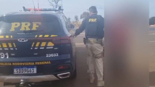 PRF prende motorista em Catalão por tentar incendiar ex-companheira em SP