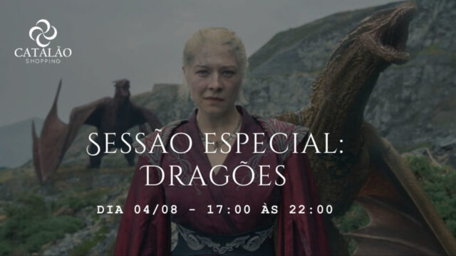Catalão Shopping exibirá a final de “A Casa do Dragão”, jogos Olímpicos e filmes infantis gratuitamente neste domingo