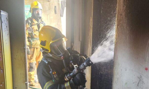 Incêndio em residência deixa feridos em Araguari