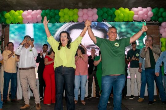 Convenção partidária em Três Ranchos lança Clenys Pinheira (MDB) como candidata a prefeita e Alan Siqueira como vice
